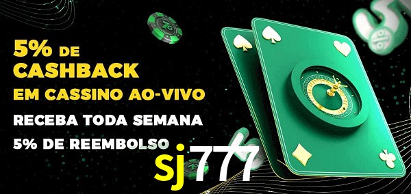Promoções do cassino ao Vivo sj777